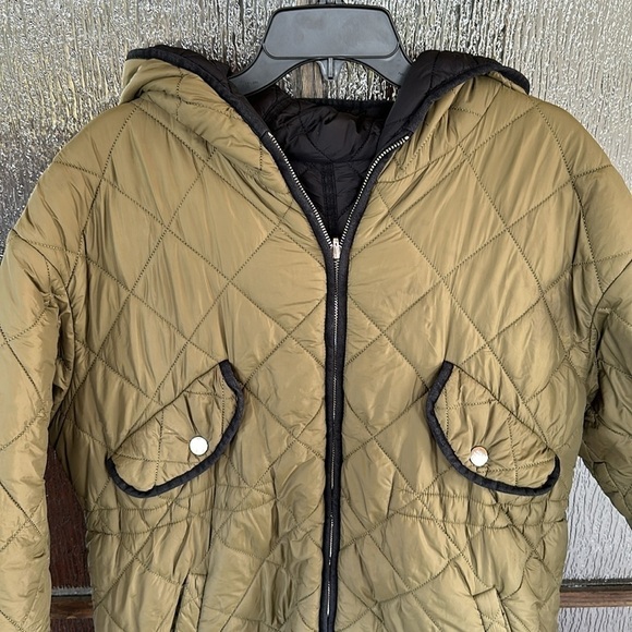 Maje Reversible Quilted Jacket size Large - Picture 7 of 16